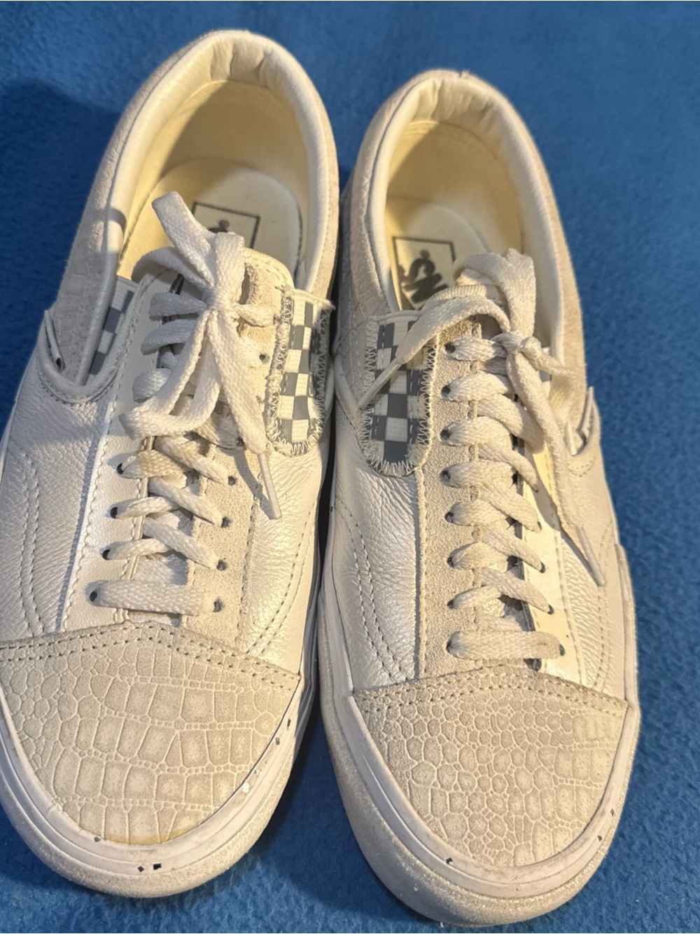 Vans Authentic Checkerboard Shoes Sneakers Unisex Women’s 9 Men’s 7.5